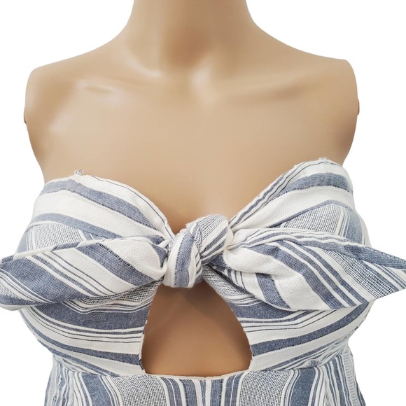 NWT Red Carter Chambray Jumpsuit (XS) - Picture 7 of 11